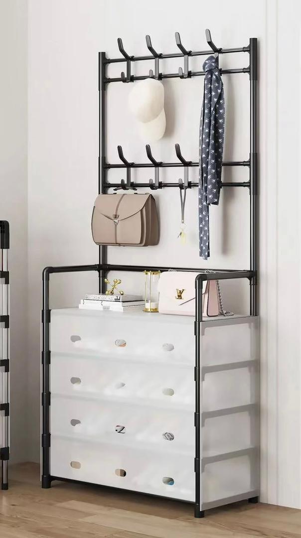 Porte-Manteau et étagère à chaussures