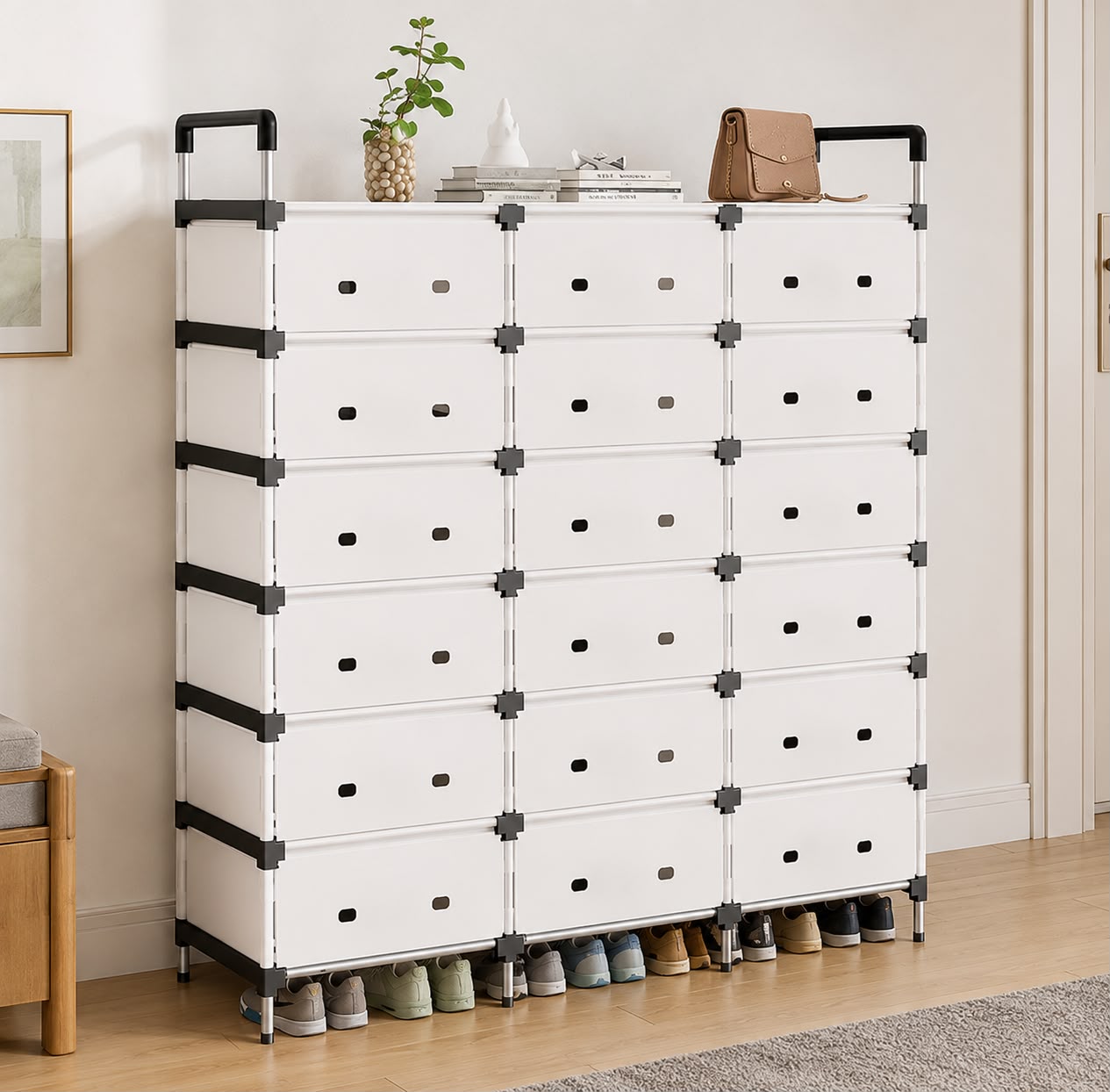 Etagère de rangement des chaussures