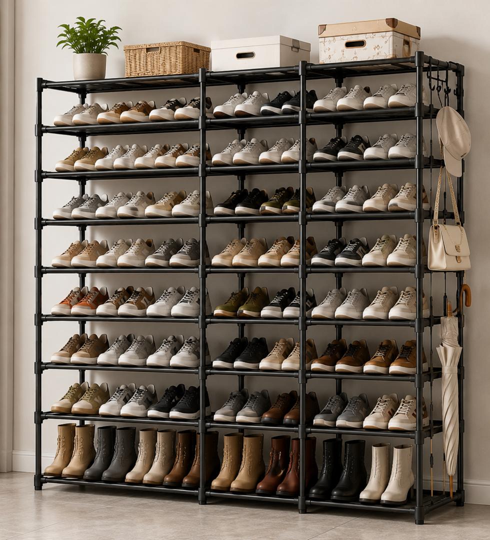 Meuble à chaussures multi-niveaux