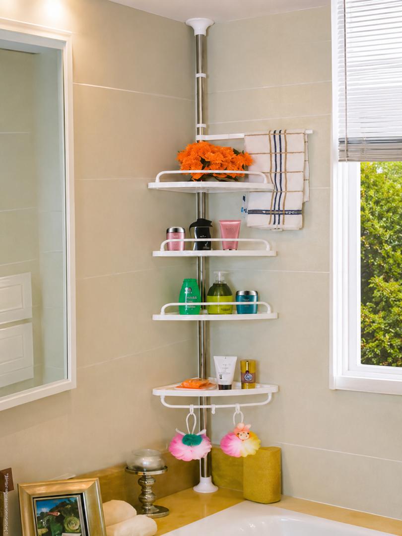 Étagère de Douche Télescopique Multifonction